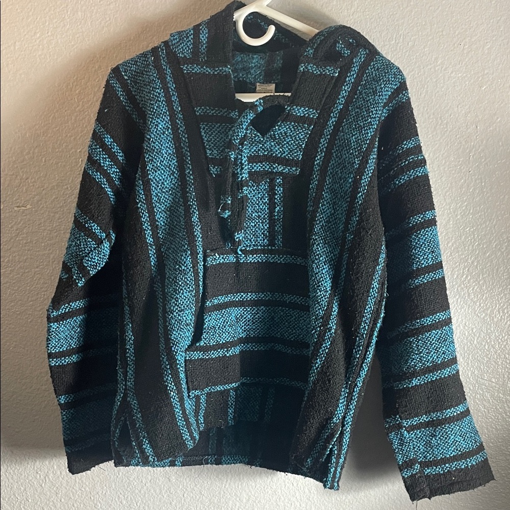 ✨LAST CHANCE ✨Black and Blue Striped Sweater